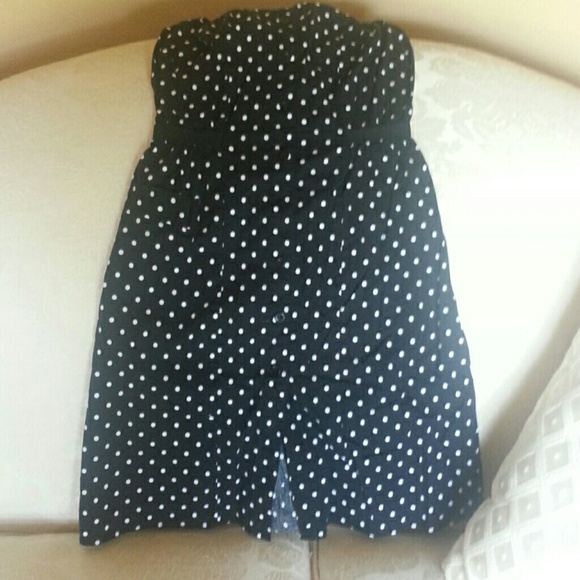 Strapless summer dress