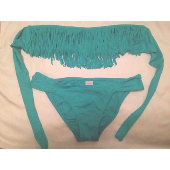 L*Space Dolly Fringe Bandeau & Bottoms