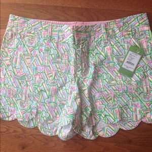 NWT Lilly Pulitzer shorts in guiding light