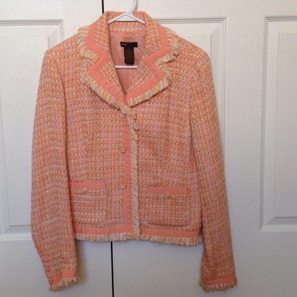 Coral and pink blazer