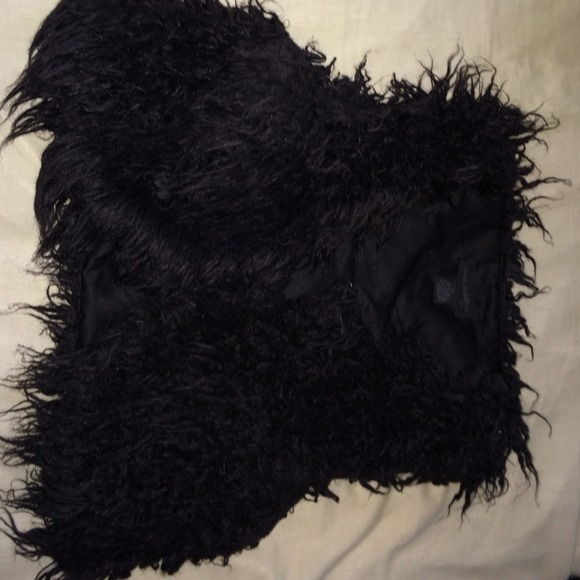 Steve Madden Fur Vest, size small