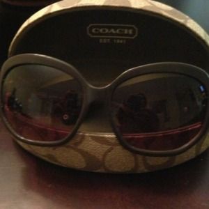 Authentic Coach sunglasses w/case