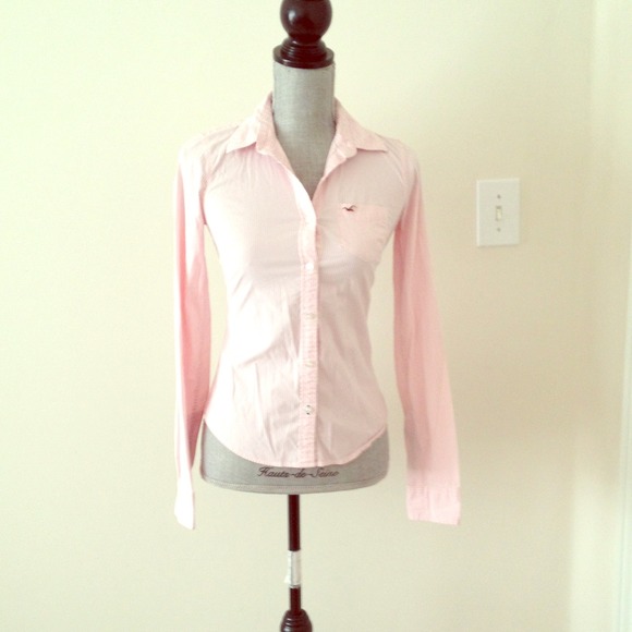 Pink Striped Button Down Shirt