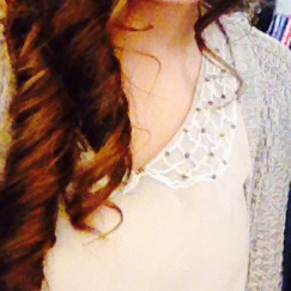 Pink sheer sleeveless top - Picture 2 of 2