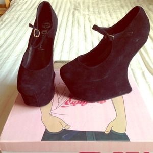 Black Jeffery Campbell Nightwalk Platform