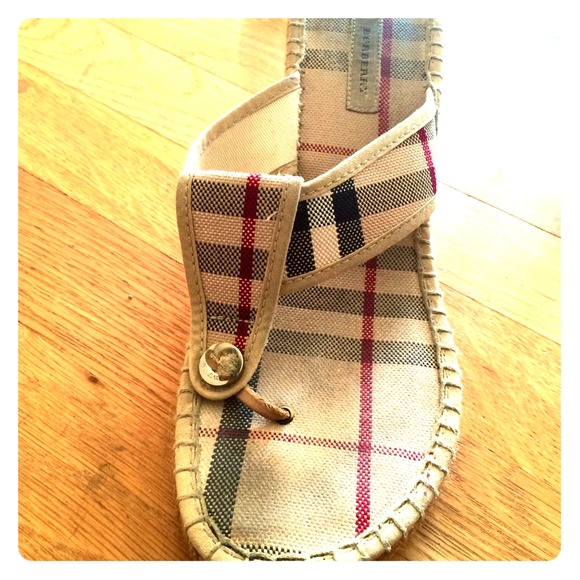 Burberry Wedge Sandals