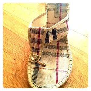 Burberry Wedge Sandals