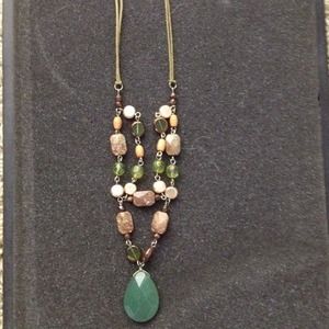 Lia Sophia stone necklace