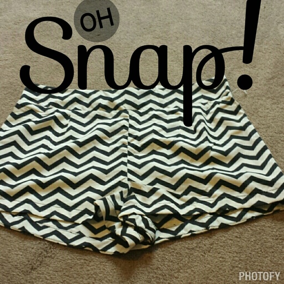 Chevron shorts