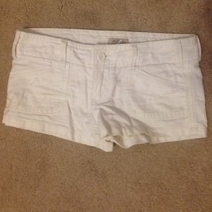 White shorts from Hollister