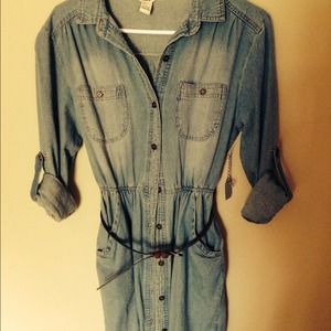 Denim dress