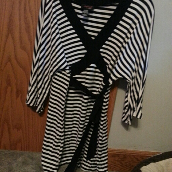 Black and White stripped shirt