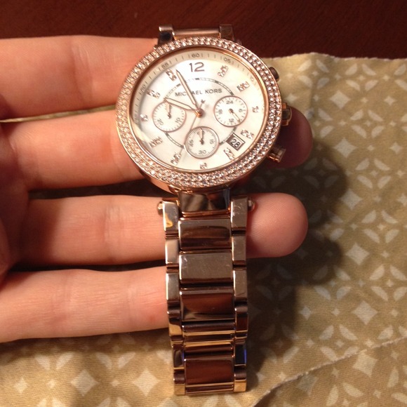 Additional views of Michael Kors Rose gold watch