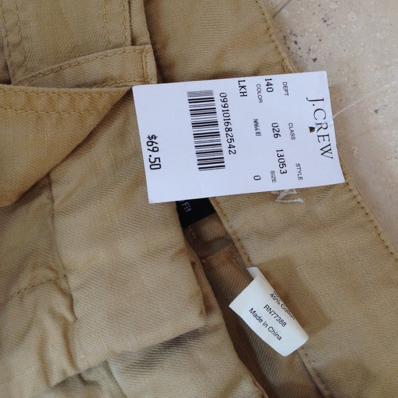 ๐ฅ SALE J Crew NWT Wide Leg CityFit Pants 0 - Picture 3 of 4