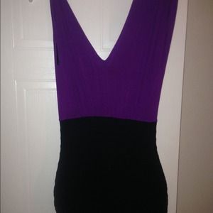 Purple and black dress from express!