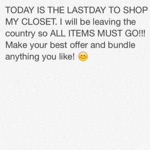 Everything MUST GO