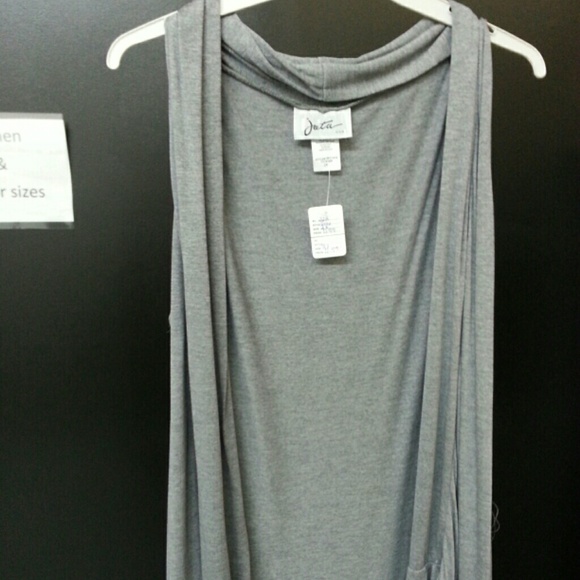 gray pulse size cardigan