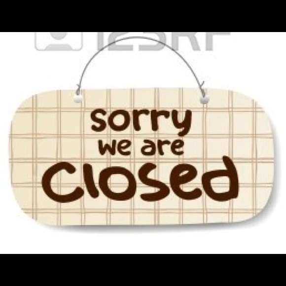 Closet closed. Be back in 2 weeks! :)) thank you!