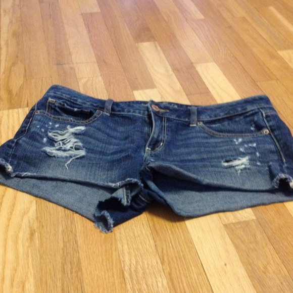 Denim shorts