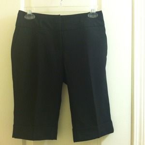 Black Bermuda shorts