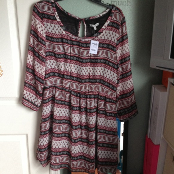 SOLD Charlotte Russe boho chic dress