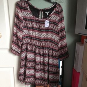 SOLD Charlotte Russe boho chic dress