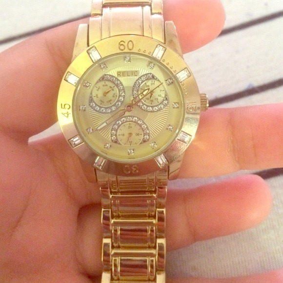 Relic Gold Watch