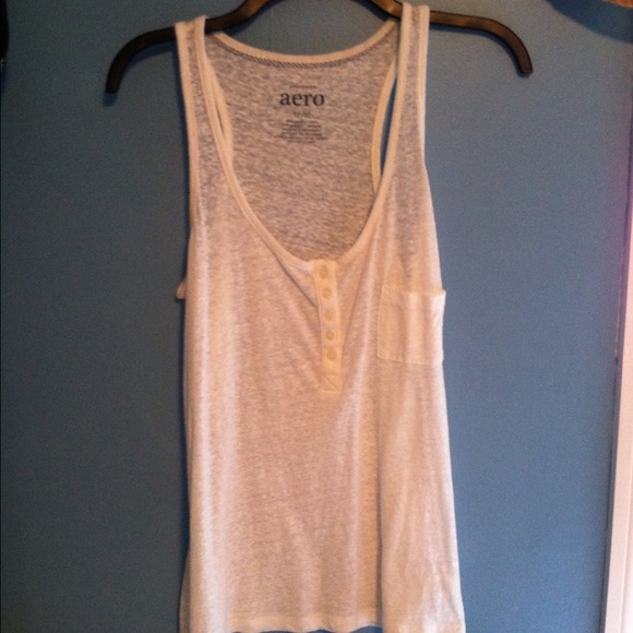 White Aero Tank