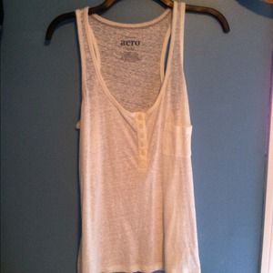 White Aero Tank