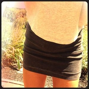 Bdg acid wash mini skirt