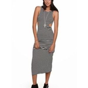 NWOT LA Hearts Striped Maxi Dress