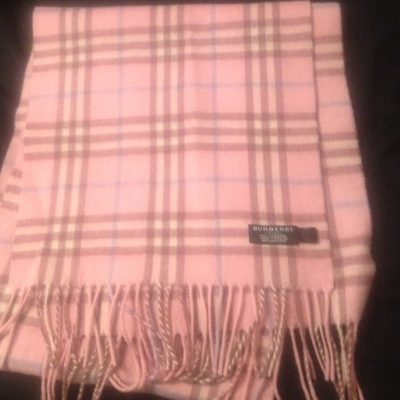 Burberry Pink Nova Check Scarf