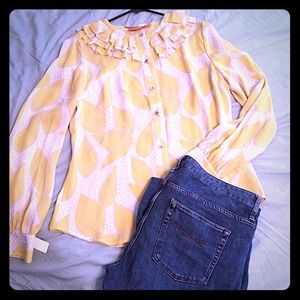 Beautiful silk Tory Burch top, size 12