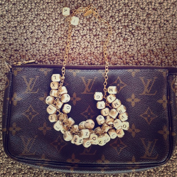 🔠Anthropologie Letter Necklace 🔠
