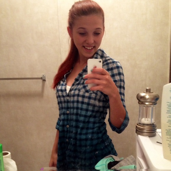 Button up plaid shirt