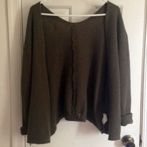 Brandy Melville Hunter Green Caroline Cardigan