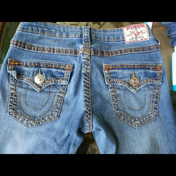 True religion joey big t sz 27, cut to 30" inseam