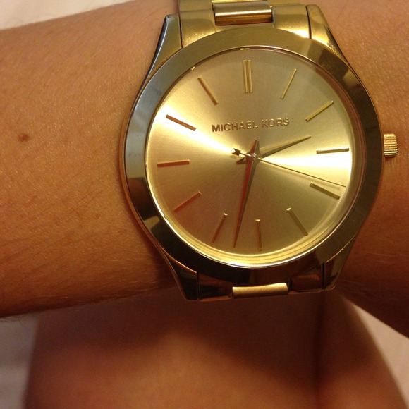 Gold Michael Kors watch!