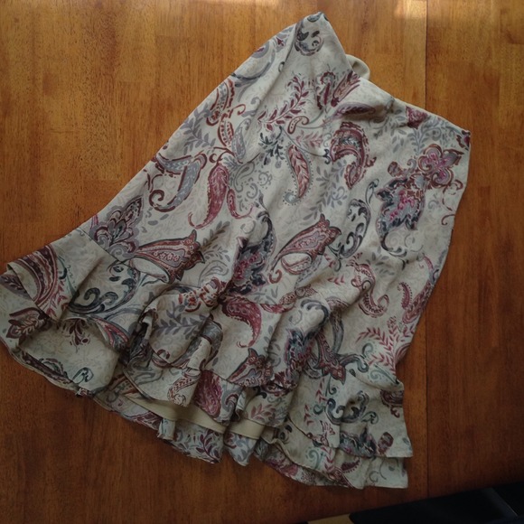 Ruffled skirt