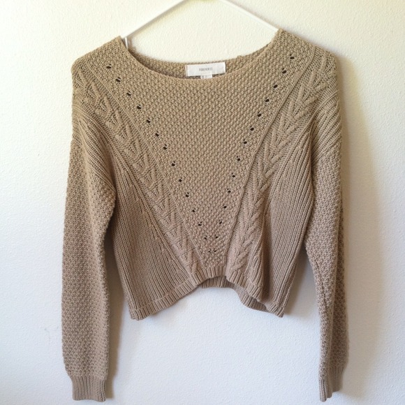 Forever 21 Knit Cropped Cardigan