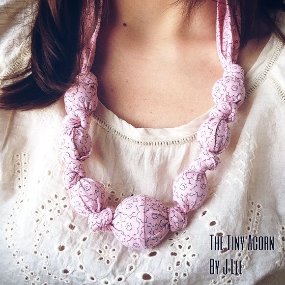 TheTinyAcornByJLee Jewelry - Handmade Cloth Nursing Necklace