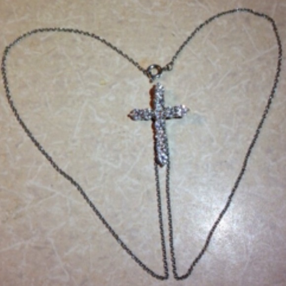 Diamond cross pendant