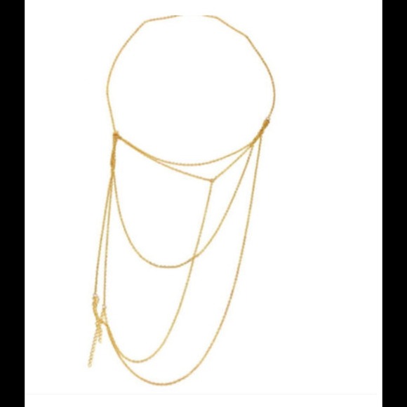 Gold Body Chain Body Jewelry also in silver - Picture 4 of 4