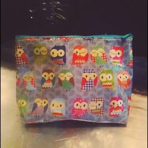 Adorable Owl Printed Makeup Bag by Paperchase