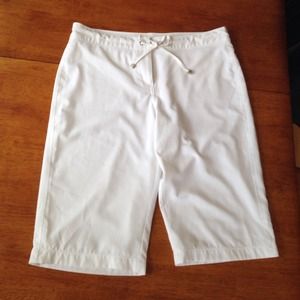 White Bermuda shorts