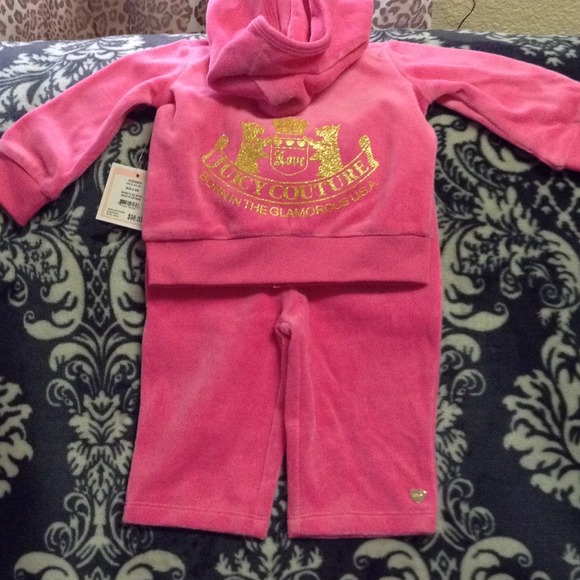 Juicy Couture girls velour suit