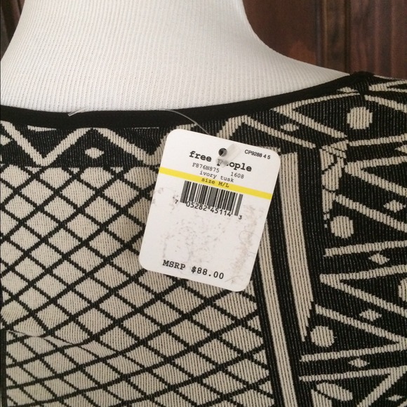 NWT Free People Intimates Aztec Bodycon Dress M/L - Picture 4 of 4