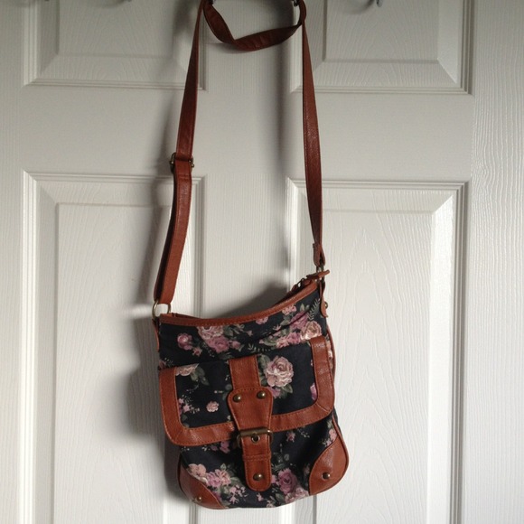 Floral cross body bag