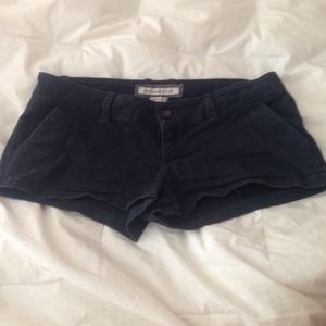 Navy blue shorts from Abercrombie and Fitch