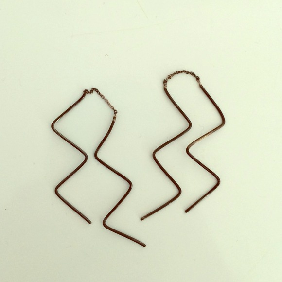 Zig zag earrings
